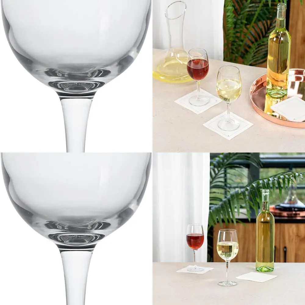 

Набор из 12 бокалов для белого вина из закаленного стекла, 240 мл – устойчивые к царапинам, без свинца, можно мыть в посудомоечной машине, подходят для всех видов вина