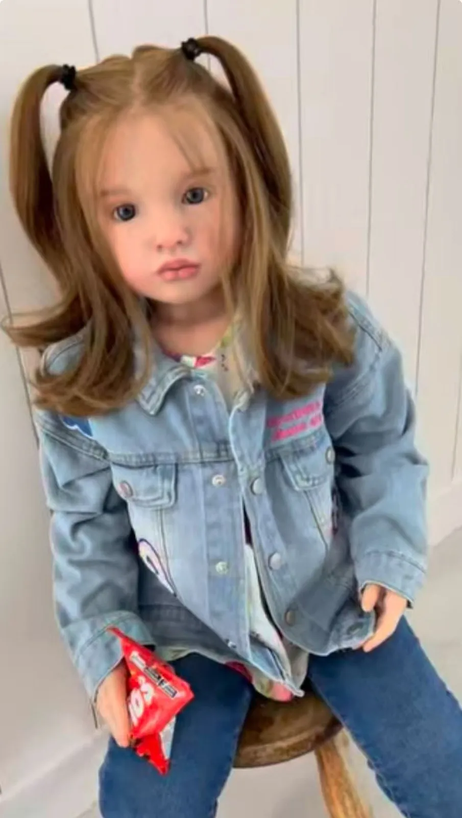 42inch Aloenka Finished Painted Fully Assembled Reborn Doll Kits Toddler Aloenka Rooted Hair Festival Toy Gift