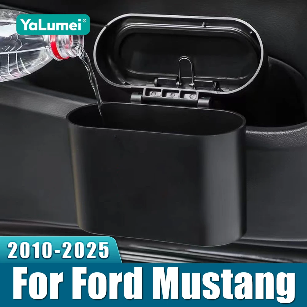 Für Ford Mustang 2010 2011 2012 2013 2014 2015 2016 2017 2018 2019 2020 2021 2022 2023 2024 2025 Tragbare Auto Mülleimer Bin