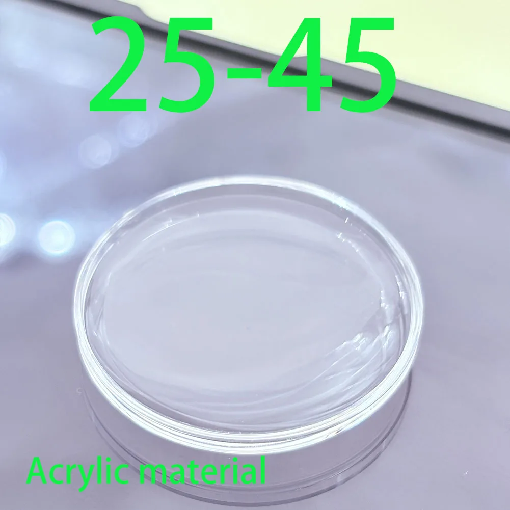Picture 3: Watch Mirror Accessories Plastic Watch Mirror Acrylic Pot Lid Type Pot Lid Type High Quality Watch Transparent 25-45mm
