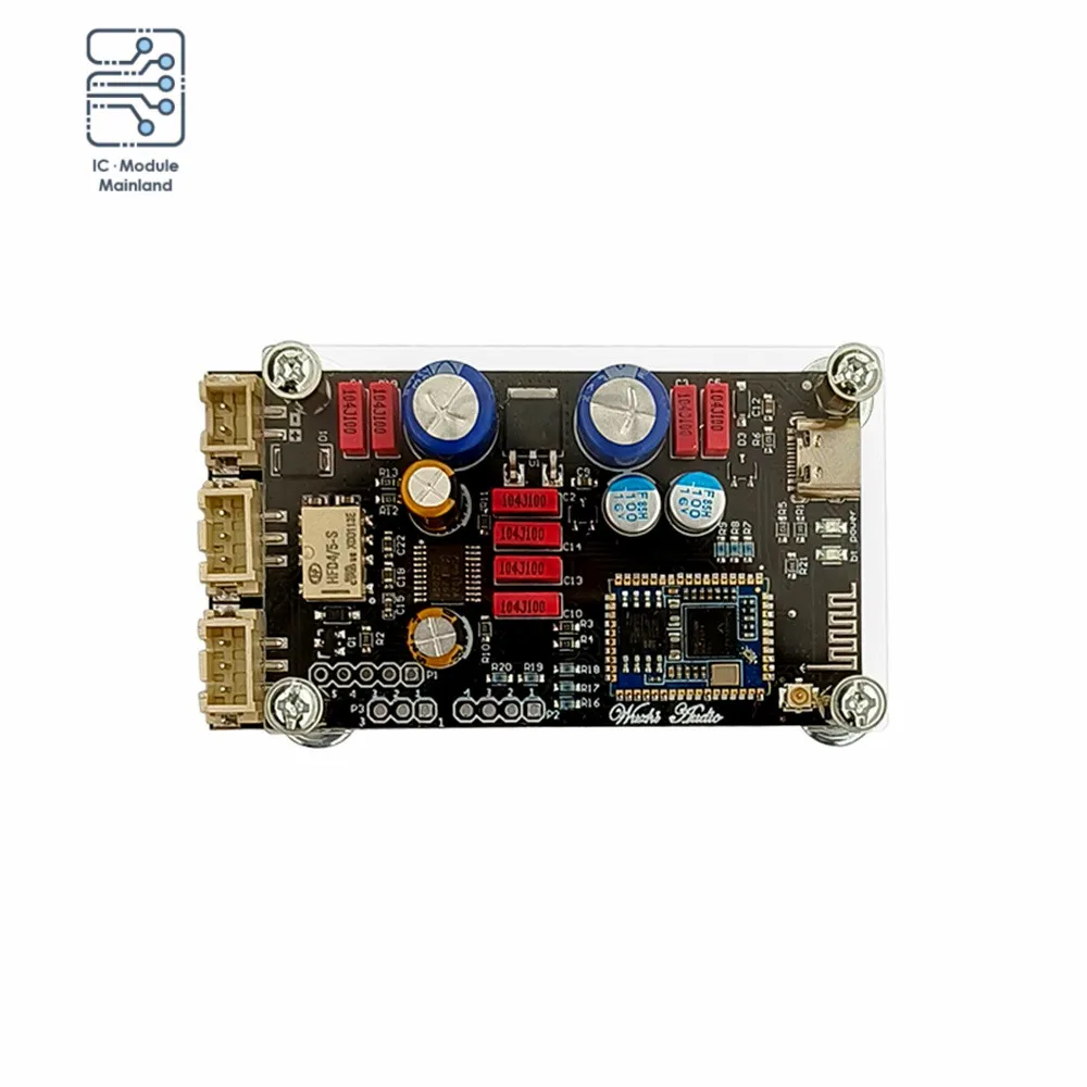 DC8-32V ZK-QCC Qualcomm QCC5125 QCC3034 Bluetooth 5.1 Lossless Decoder Board APTX LDAC Audiophile Onboard Antenna Decoder