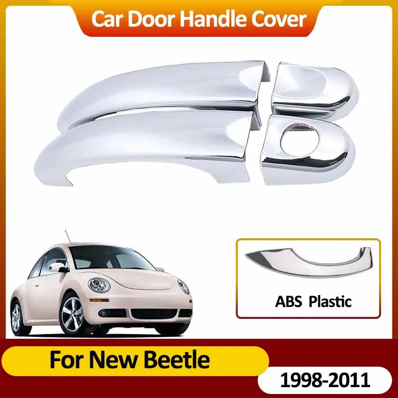 Para volkswagen vw new beetle 1998 ~ 2011 2010 maçaneta da porta capa adesivo auto exterior resistente a riscos acessórios de decoração do carro