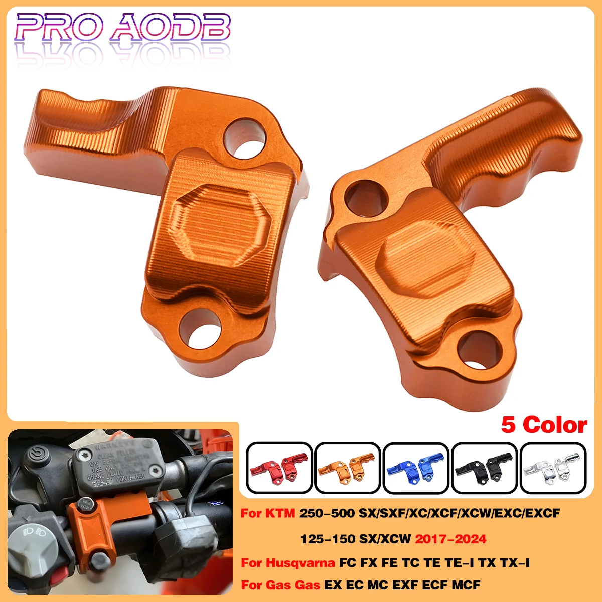 For KTM 250 300 350 400 450 500 SX SXF XCW XC XCF EXC EXCF 2014- 2023 2024 Motorcycle Accessorie Master Cylinder Protector Cover