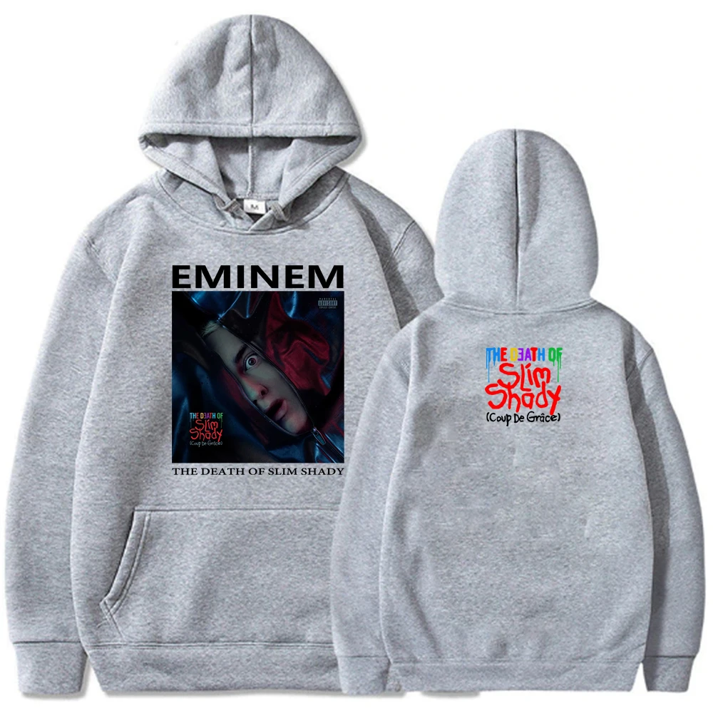 Eminem Houdini 2024 & Death of Slim Shady Hoodies Unisex Harajuku Long Sleeve Sweatshirts