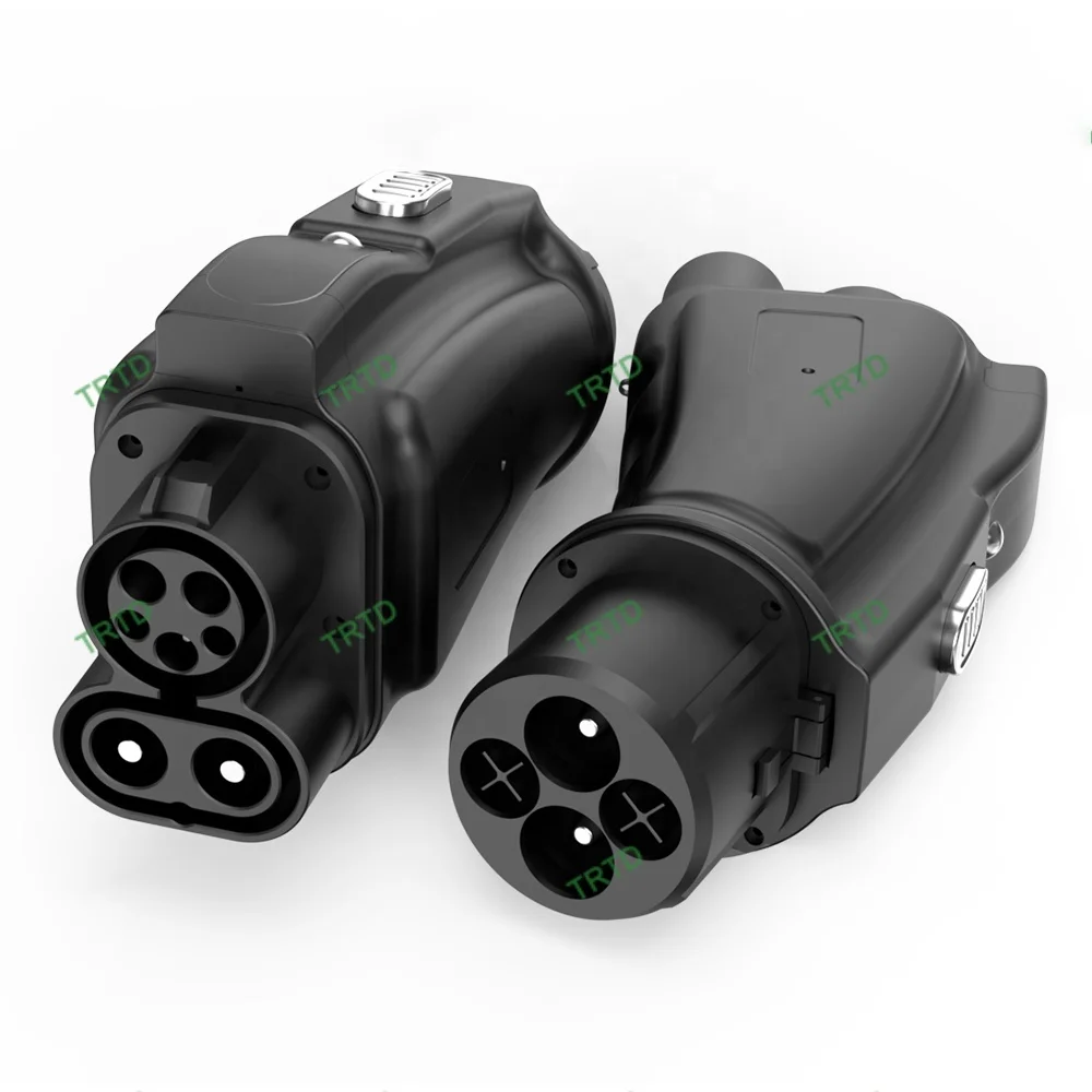 DC Adapter Ccs1 to Chademo Evse Charge Connector Fast CE Ev Dc Charger Ccs Chademo Adapter Japan Car