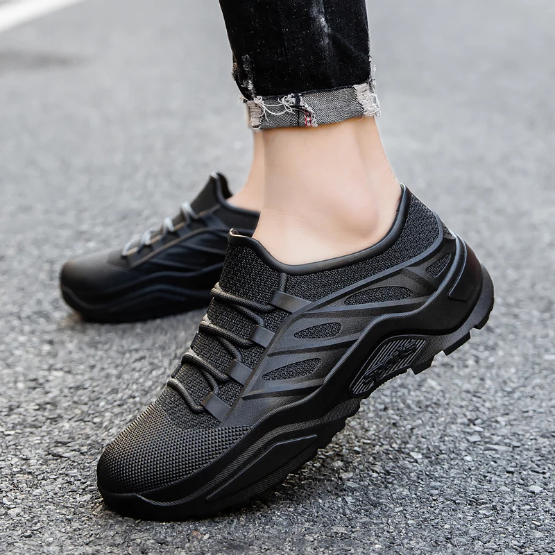 

Men's ort Tube Rain Boots Thiened Wear-resistant Waterproof Work Boots Lightweight Seood Gathering Anti-slip Water oes