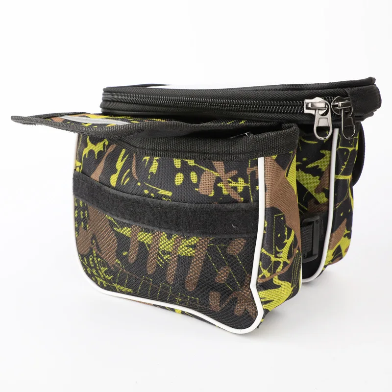 Bicycle Mobile Phone Touch Screen Bag Upper Tube Bag Front Beam Bag Mountain Bike Road Bike Equipment Riding Accessories