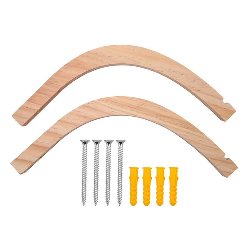

ABWR-6X Wooden Wall Hooks,Plant Hangers Indoor,Wall Mounted Plant Hooks For Hanging Plants,Flower Bracket,Wind Chimes Hooks
