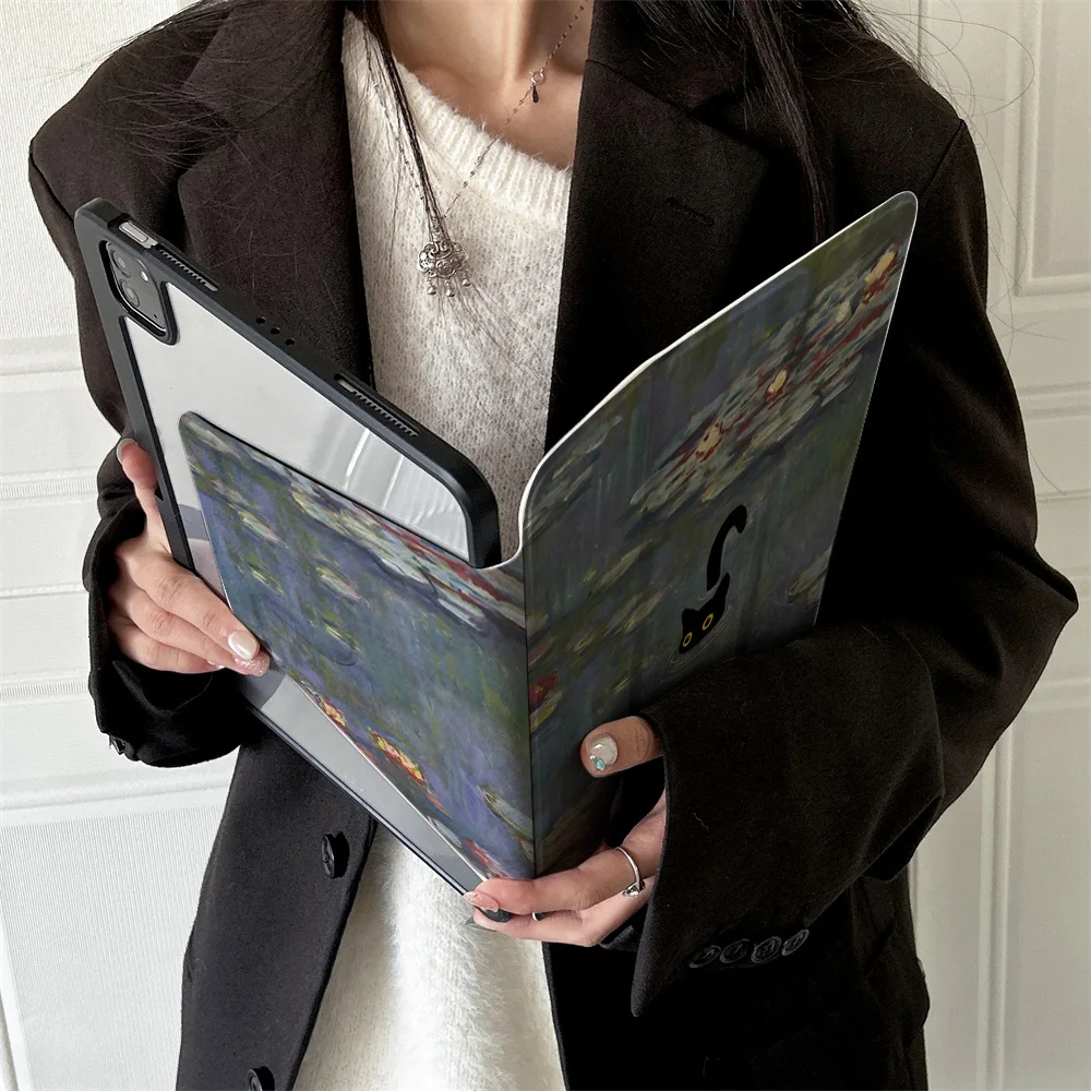 

360 ° Rotating Foldable Case to Easily Protect Your Pad: Compatible with iPad Air 6,Air 5,4,10,2024,air m3/a16 2025