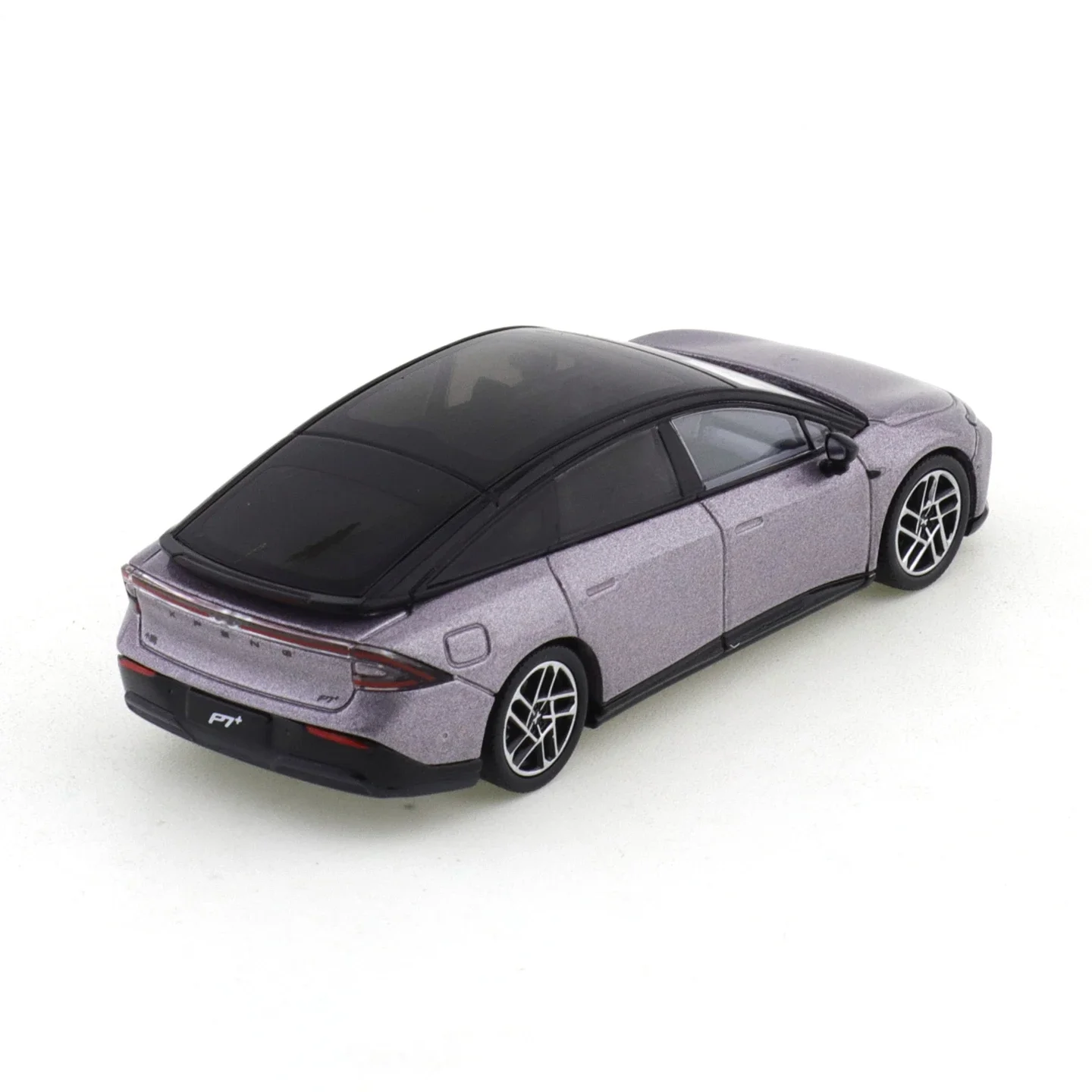 XCARTOYS 1:64 Xpeng P7+ New Energy Sedan T11-21 Colección de modelos de coches de aleación, juguete decorativo