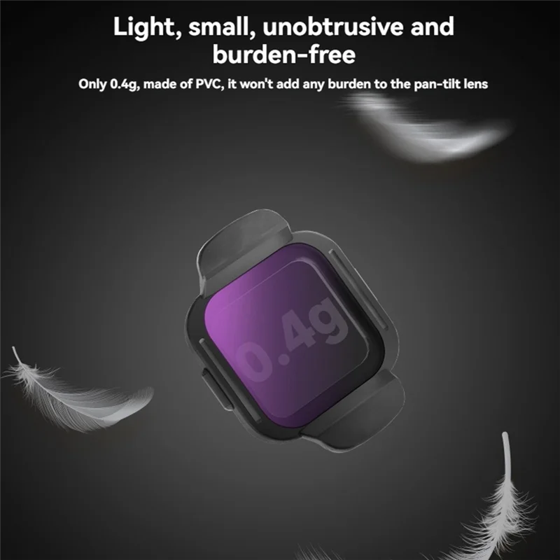 DJI 플립 스냅온 HD 광학 유리 중성 밀도 렌즈 필터용 ABKQ 편광 ND 필터 키트, 향상된 항공 촬영