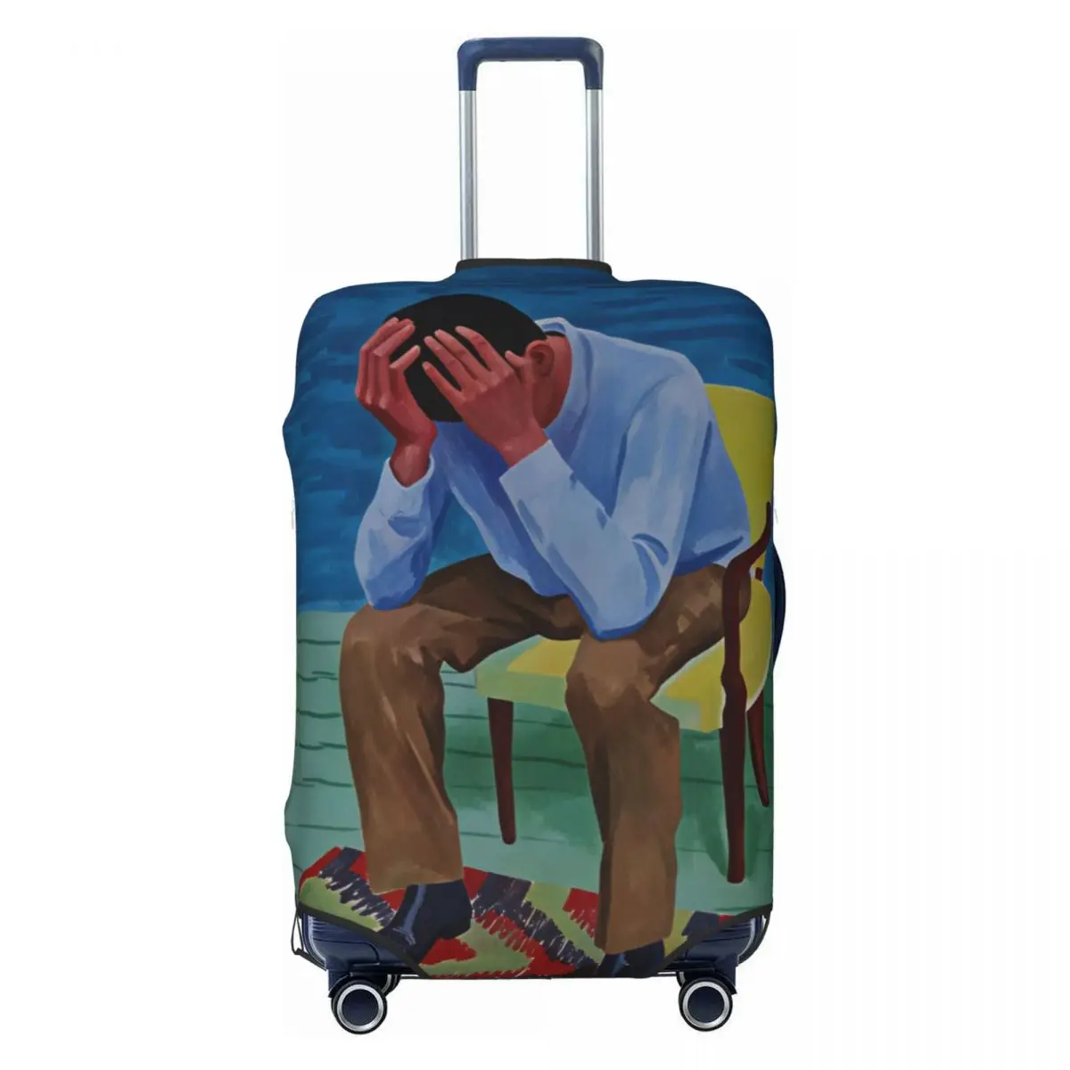 David Hockney Poster Suitcase Cover Business Flight Strectch Luggage Case Protector