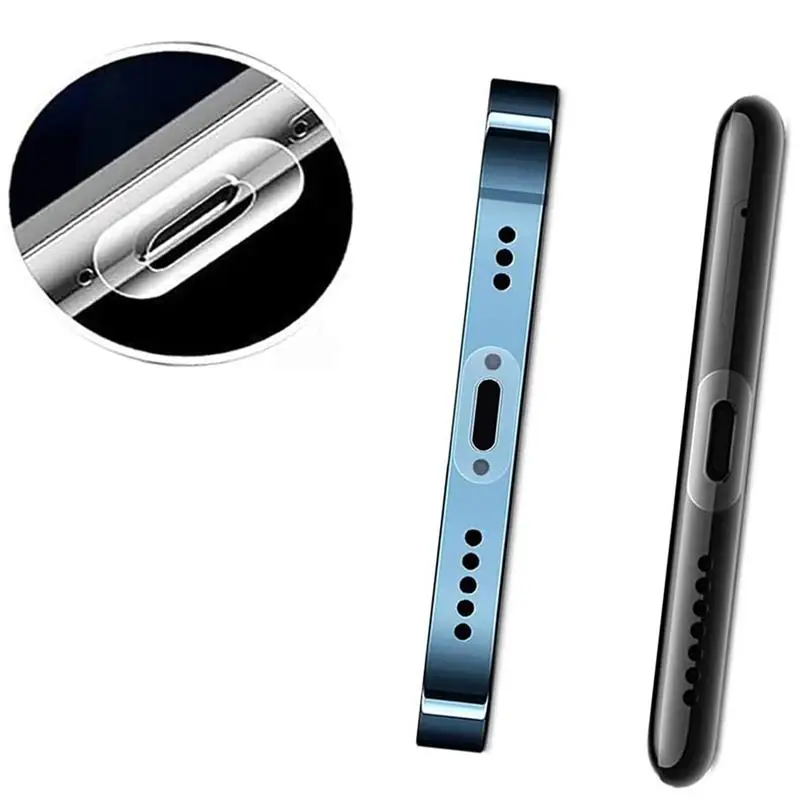 Transparenter Schutz film Ladeans chluss 10 stücke Typ C Ladegerät Port Schutz folie Smartphone Schutz Ladeans chluss Aufkleber