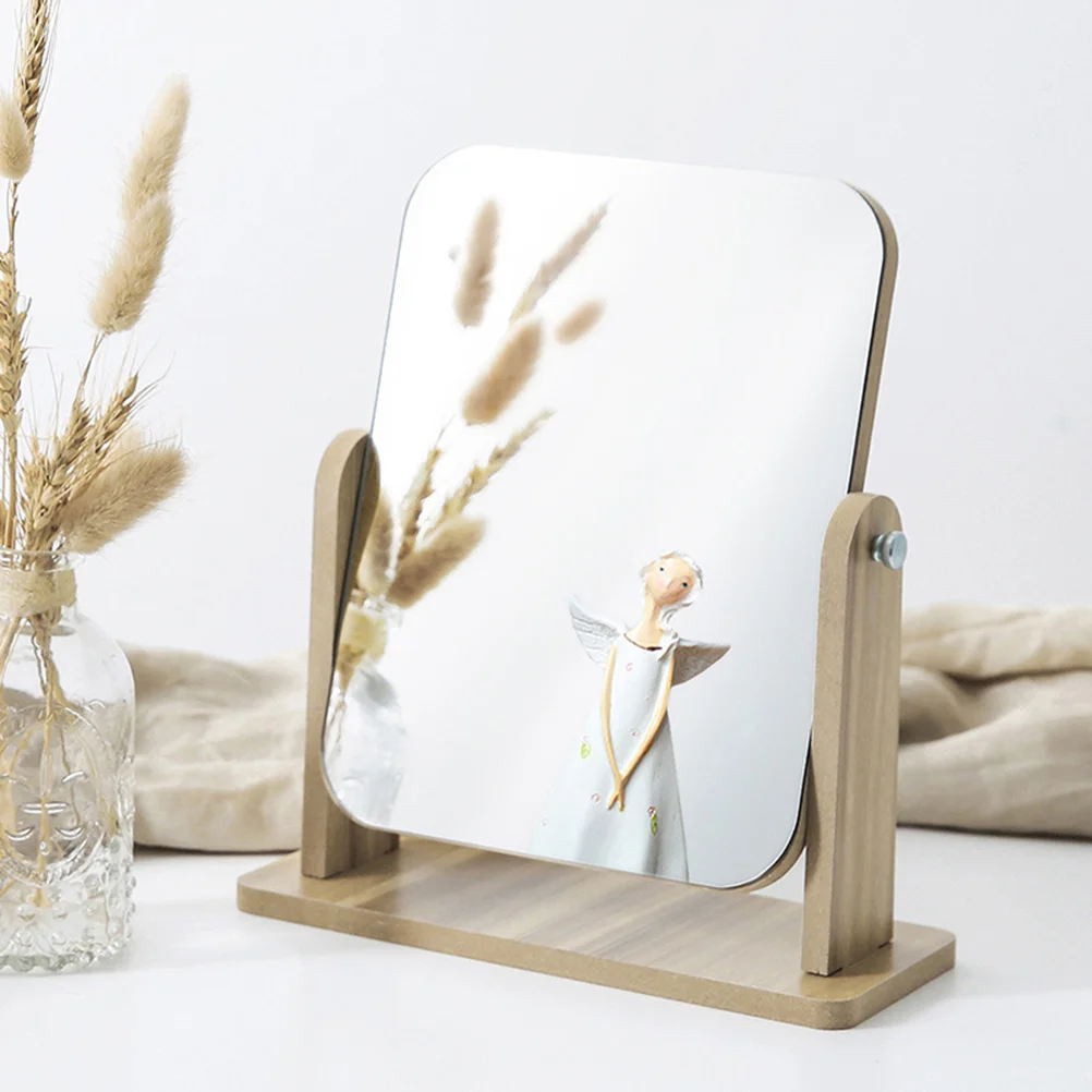 Tabletop Mirror Square for Dresser, Espelhos de mesa, Desktop Stereo, Vanity Dressing