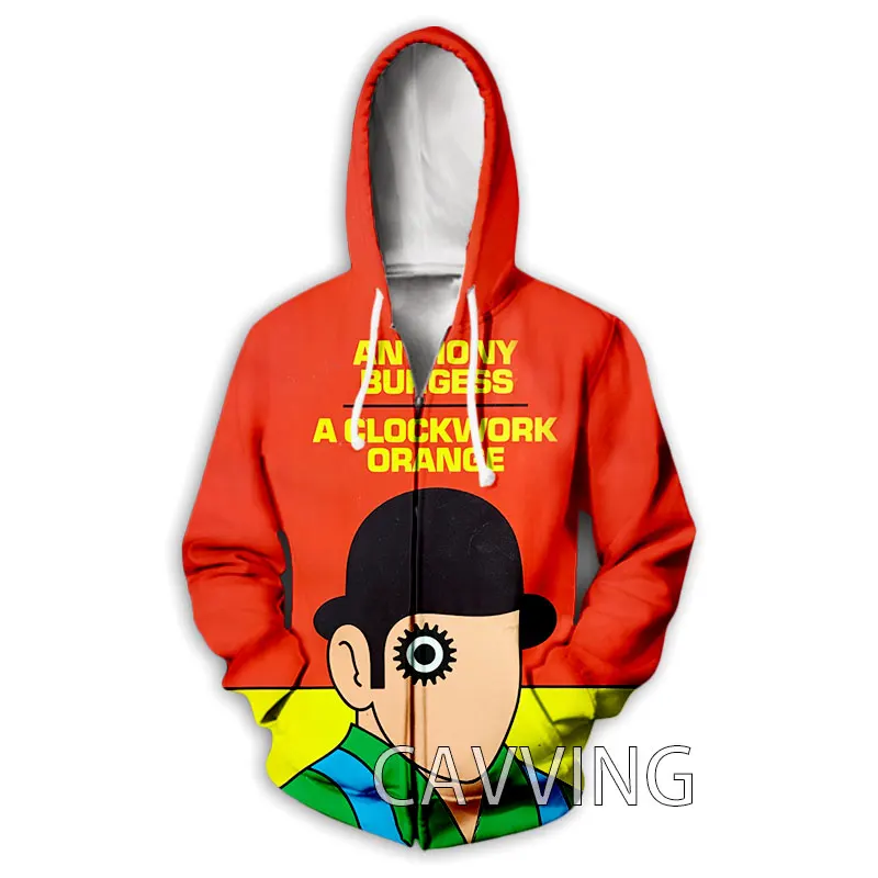 

CAVVING 3D Printed Movie A Clockwork Orange Zipper Hoodies Zip Hooded Sweatshirt Harajuku Hoodie Sweatshirt for Men/women