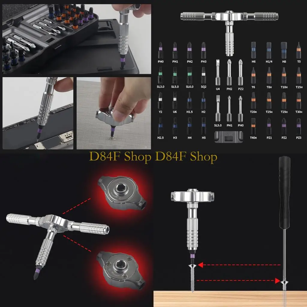 

D84F 40pcs Отображая набор отвертки.