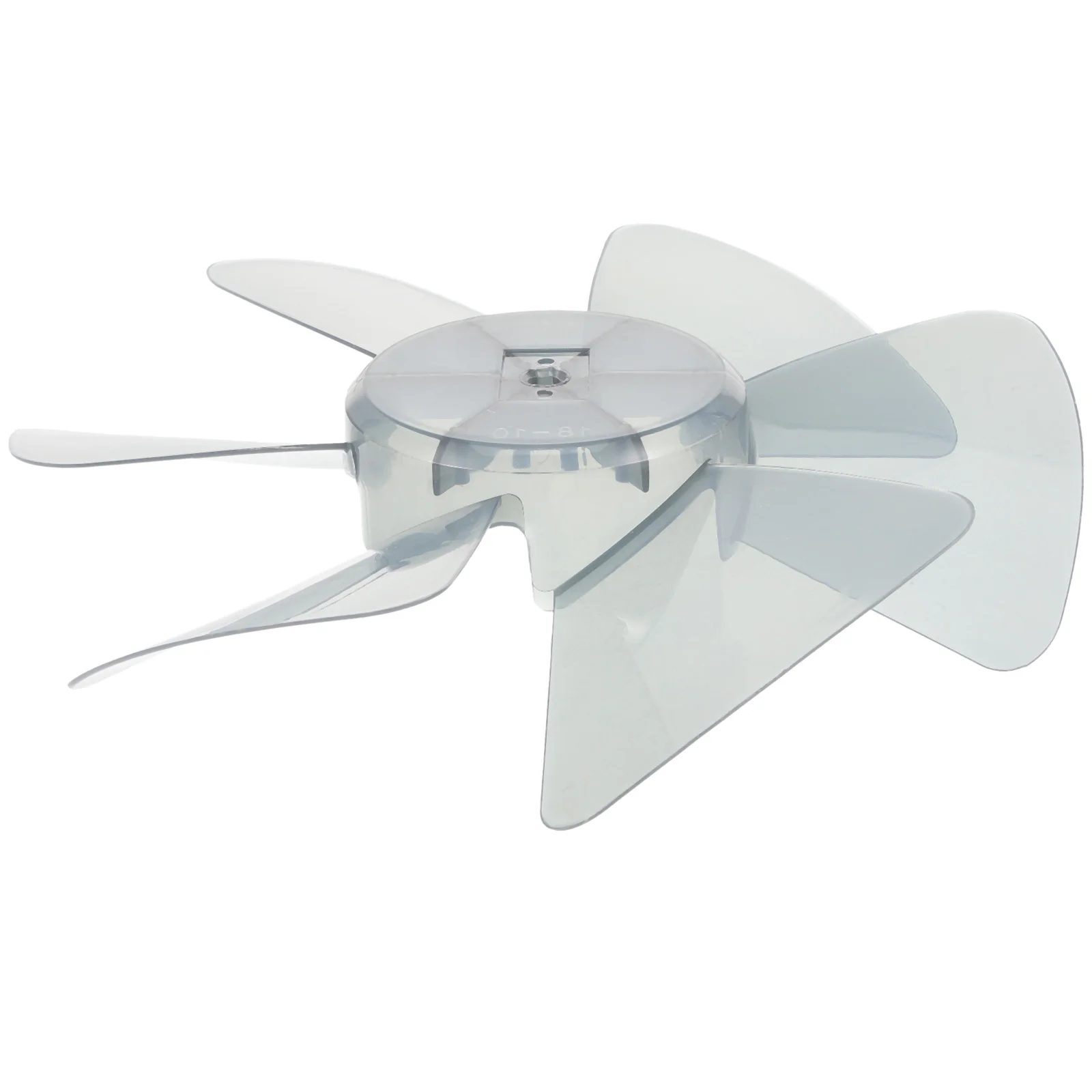 

10 Inch Blades Replacement 6 Leaves Transparent Black Durable Plastic Standing Pedestal Fan Repair Parts Easy Install Clean