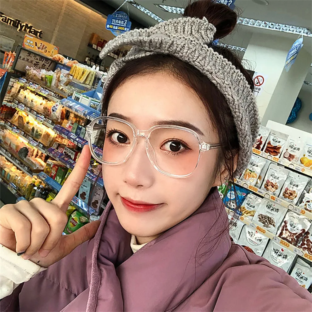 Portable Blue Ray Blocking Anti-Blue Light Glasses Ultralight Computer Goggles Eye Protection Square Eyeglasses Office