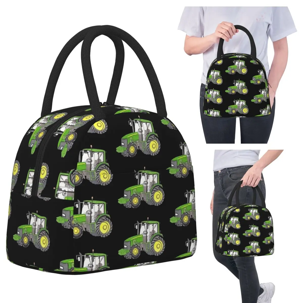 

TRACTOR Insulated Lunch Bag for Kids School Cooler Thermal Food Box Tote Portable Lunch Boxes Container