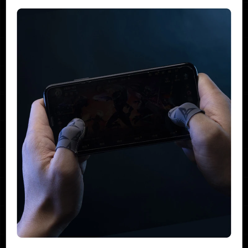 Flydigi غطاء أكمام إصبع الألعاب من القماش الفضي P1 Lite 40D نايلون مقاوم للاهتراء + محتوى فضي 100% حساسية عالية رفيع للغاية