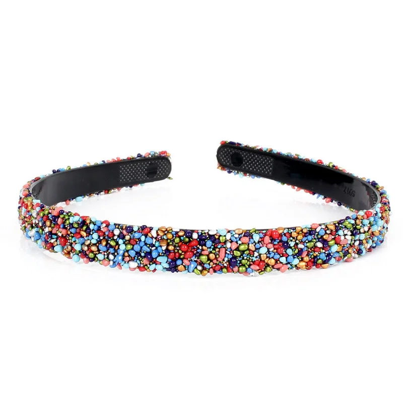 Crystal Rhinestones Headbands Luxury Hair Accessories Hairbands Sparkly Hair Bands Headdress Women