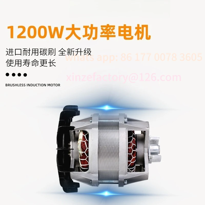 جزازة العشب الكهربائية القابلة للتخصيص 220 فولت عالية الطاقة اليد دفع جزازة العشب المنزلية #5