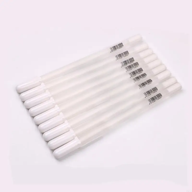 3 Pcs White Gel Pens Refillable DIY Graffiti Drawing Pen White Highlighter Pens for Card Making Art Design