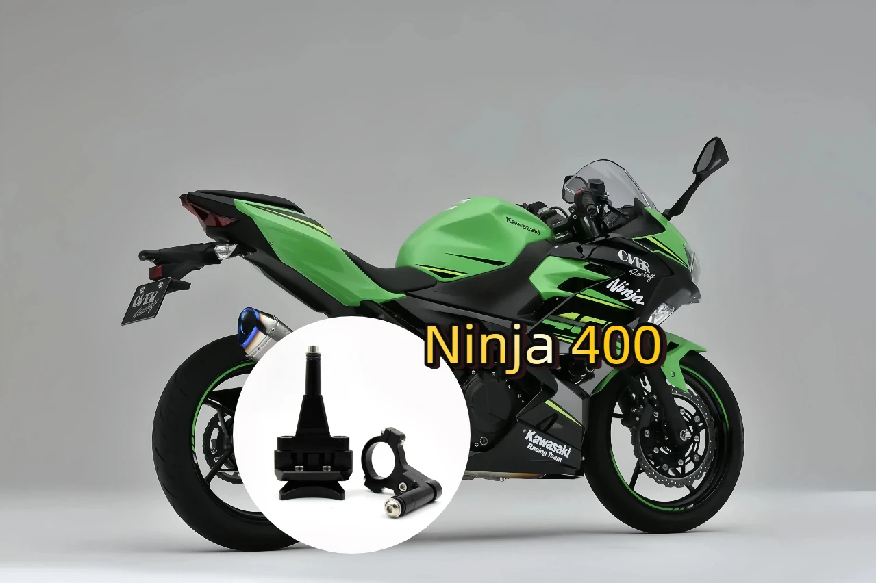

NINJA 400 Motorcycle CNC motobike Verstelbare Volledige Set van Stuurdemper Montagebeugel Kit voor KAWASAKI ninja 400 2018- 2019
