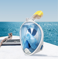 Underwater Scuba Anti Fog Full Face Diving Mask Snorkeling Respiratory  Waterproof Swimming Equipment