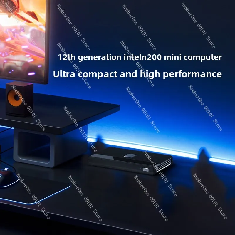 مضيف صغير جديد من الجيل الثاني عشر M6 N200، Win11، ألعاب المكتب والمنزل، بث 4K، MINIPC صغير الحجم للإنتاجية والترفيهية