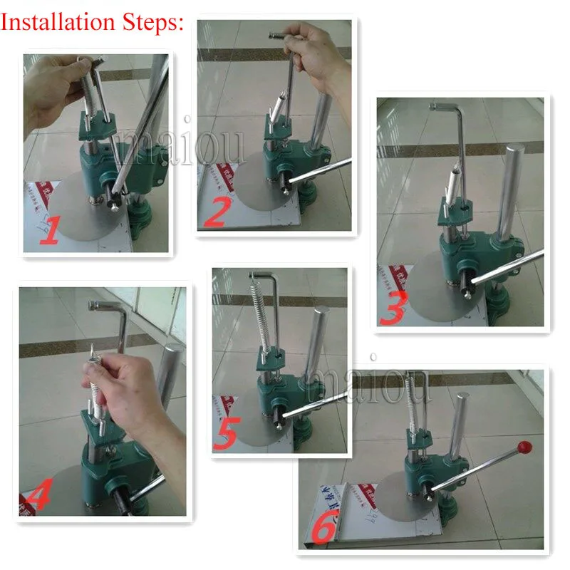 Hand Press Pizza Dough Pressing Machine Tortilla Making Machine Pancake Maker Machine Roasted Duck Cake Press Machine