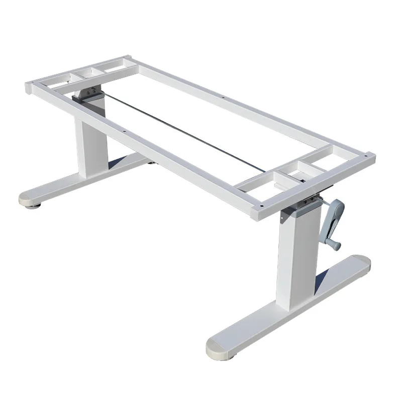 Manual lifting table legs Household living room coffee table dining  tripod Adjustable support Computer  shelf
