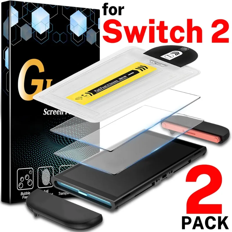 

Screen Protector for Nintendo Switch2 Easy Installation Tempered Glass Film Anti-Scratch Protective Film for Switch2 Accessories