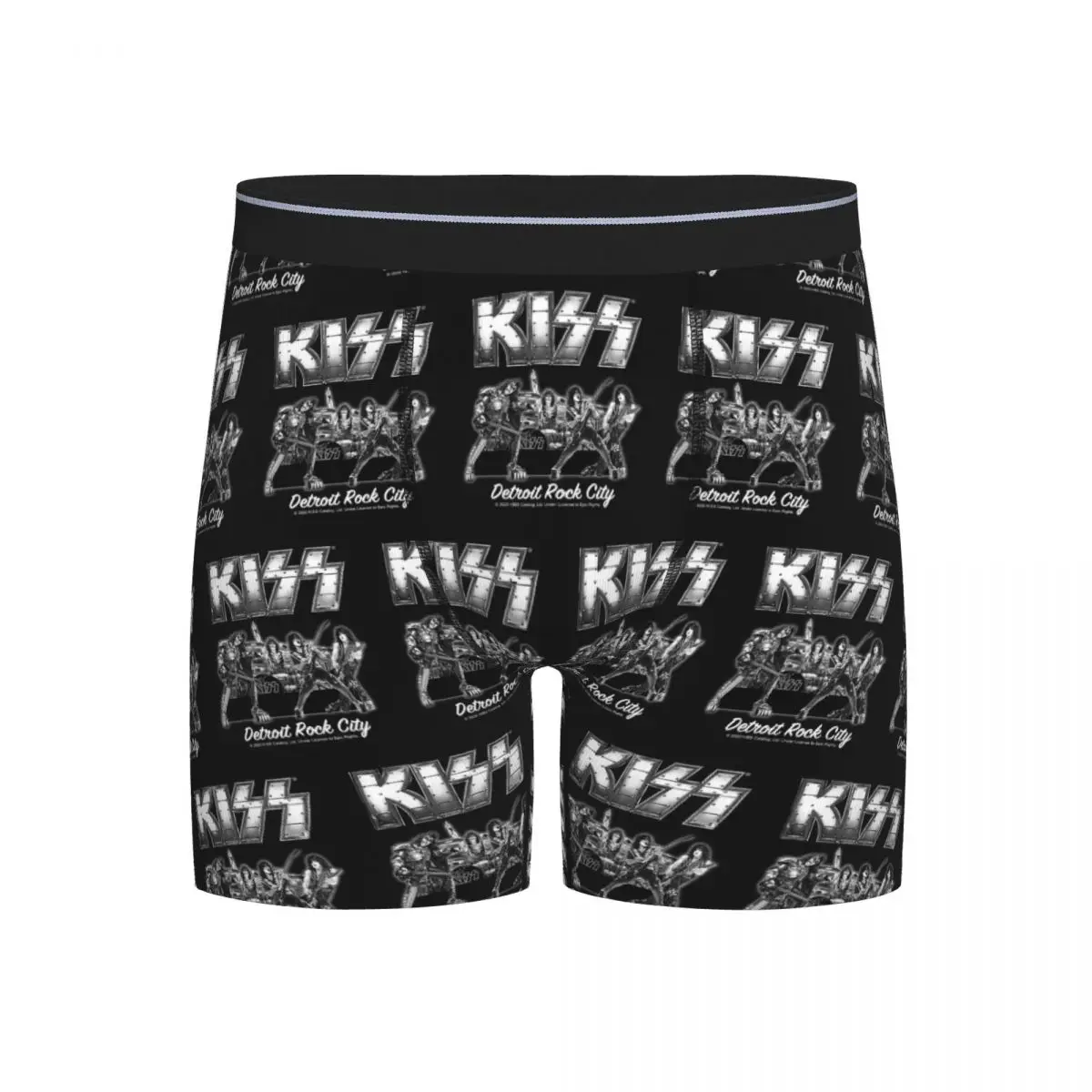 

Long Boxer Underpants Shorts Kiss Rock Band Retor Panties Men's Soft Underwear for Homme Man Boyfriend Gift