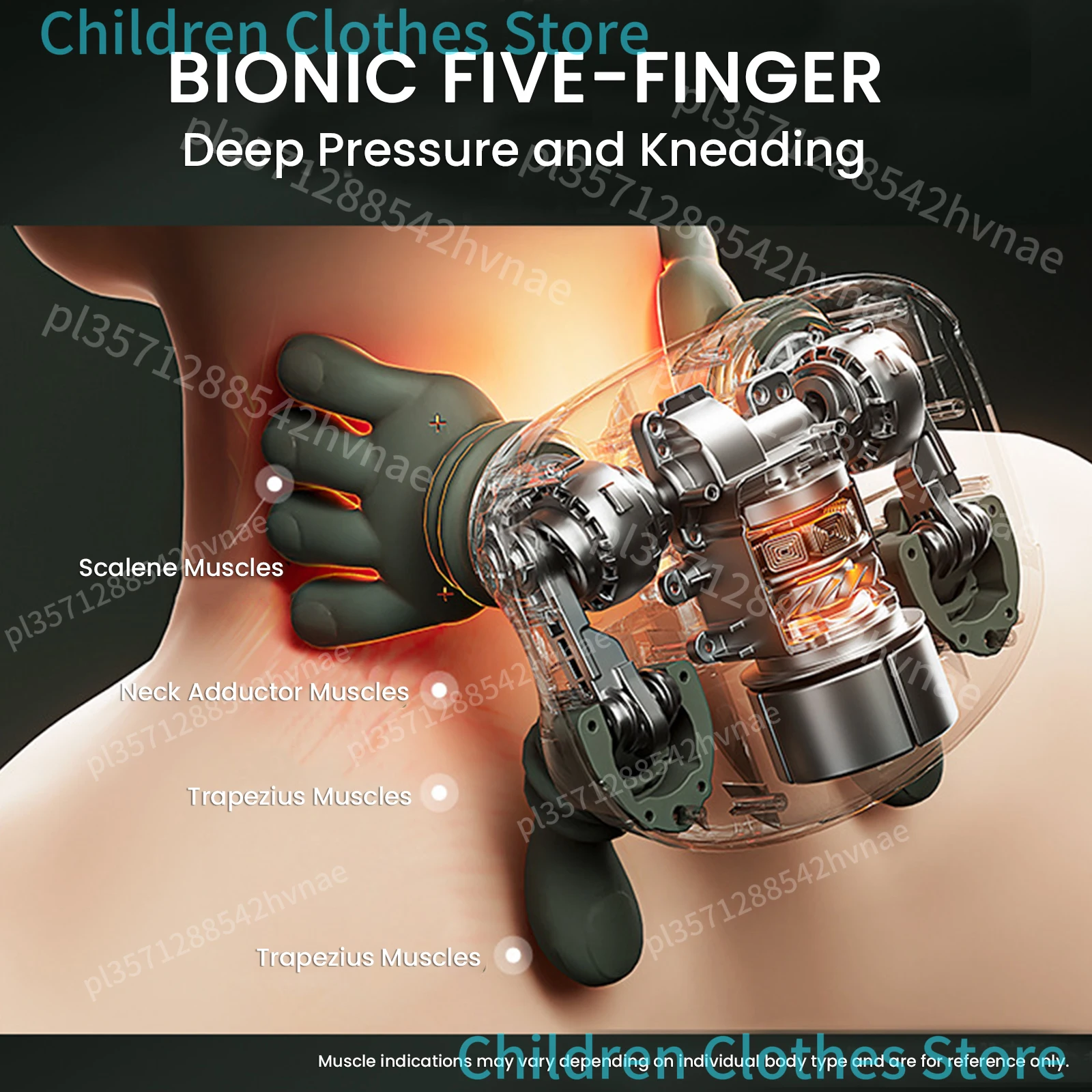 بيونيك الرقبة الكتف مدلك ساخنة الظهر مدلك الكهربائية العجن العضلات تدليك وسادة الرقبة الخصر الساق الجسم ﻿ أوضاع 3 مستويات