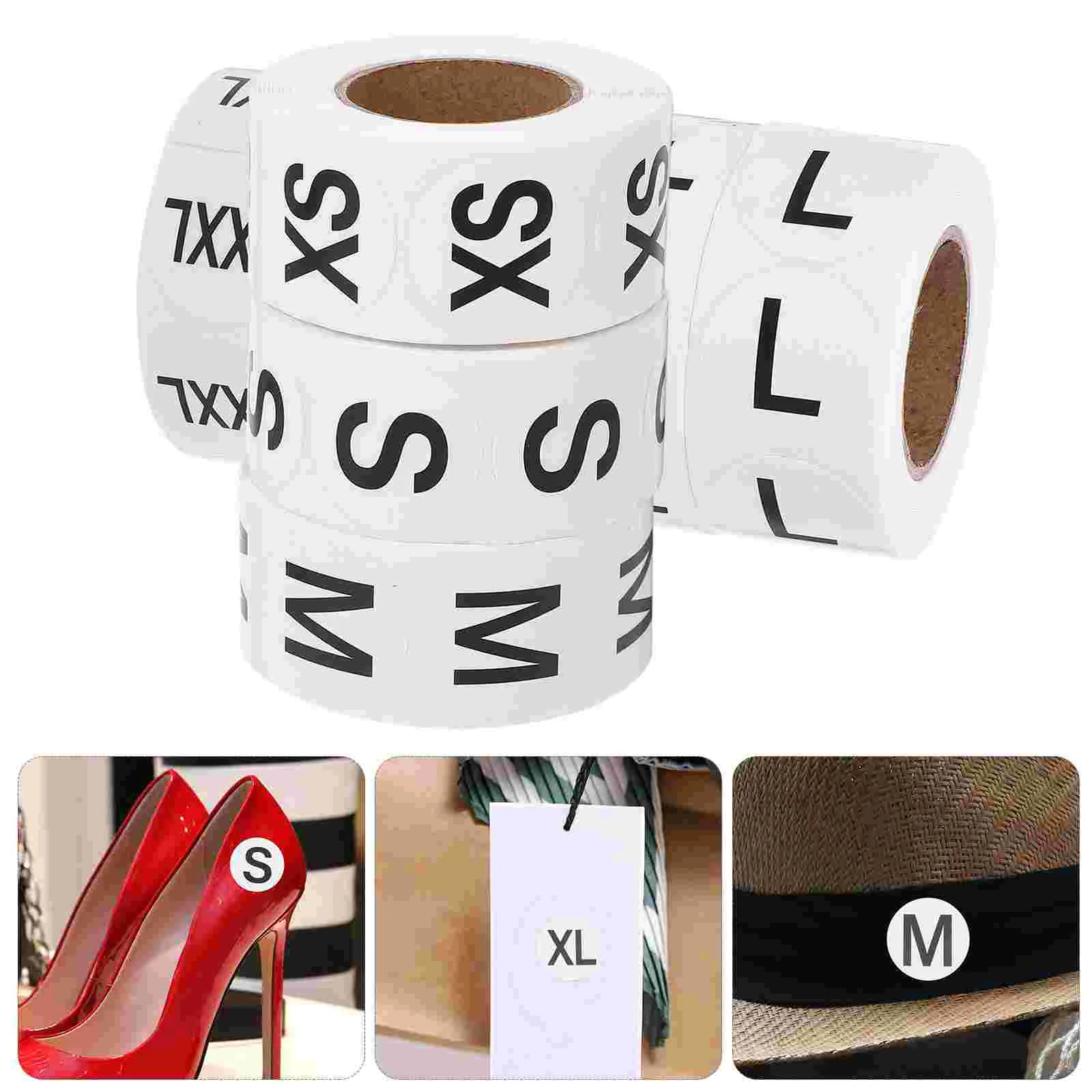 Labels for Storage Containers Size Sticker Nail Stickers Clothing Clothes Custom
