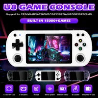 NEW 64G 128G U8 Retro Handheld Video Game Console 4.0Inch IPS Screen Portable Pocket Video Player Retro Gaming Console
