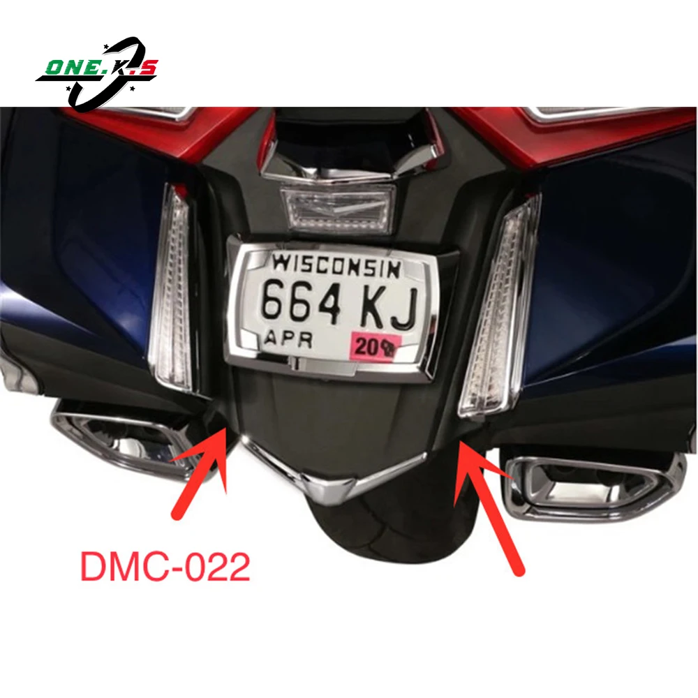 

Widened Rear Fender Cover Motorcycle Chrome Fairing ABS Plastic Chrome Decoration Parts For Honda Goldwing GL1800 2018~2022
