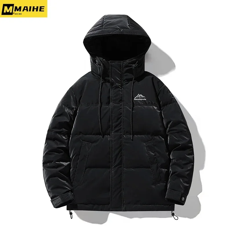 Lightweight down jacket short men's luxury winter warm white duck down coat brand outdoor clothing women mountaineering ski wear