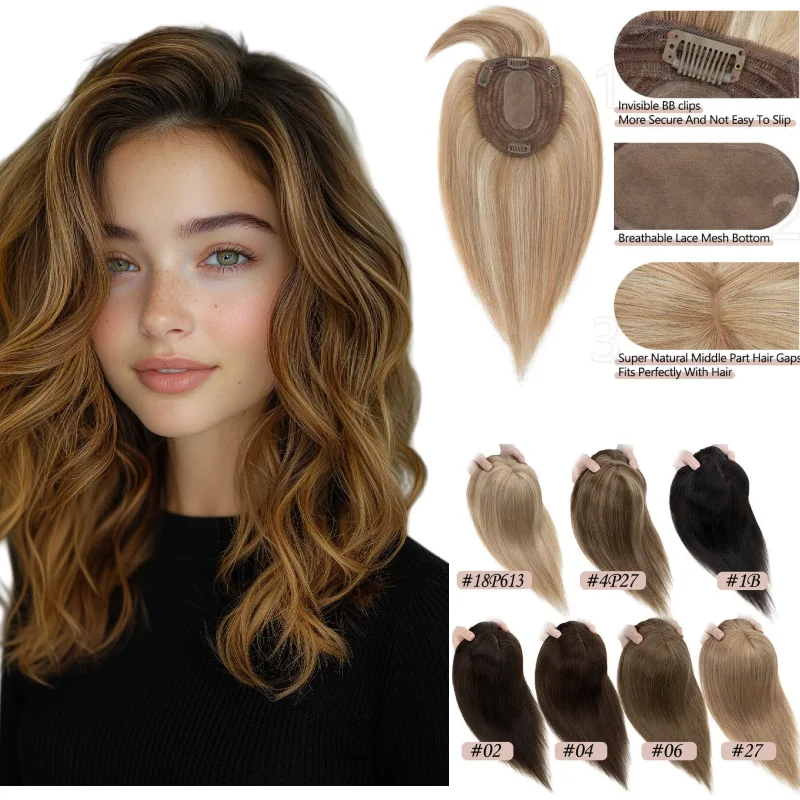 machine-made-100-human-hair-women-topper-hairpiece-wig-with-clips-easy-application-colors-4-8-fast-delivery-bulk