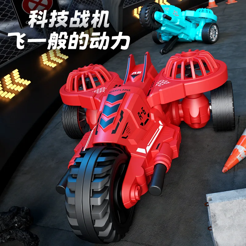 Zabawka dla dzieci - samochód z napędem inercyjnym, samolot akrobacyjny, automatyczne podnoszenie, symulacja myśliwca, zabawny model do latania dla dzieci.