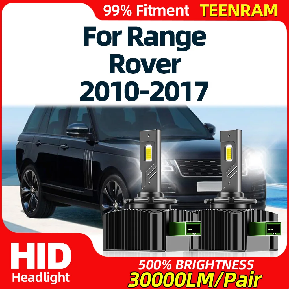 

LED Headlights HID Bulbs 30000LM Single Copper Tube Xenon Lamps 6000K Plug & Play For Range Rover 2010-2013 2014 2015 2016 2017