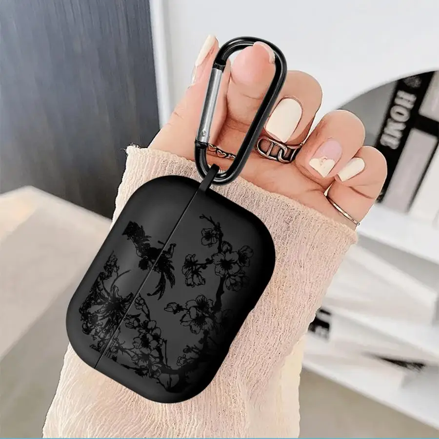 

Peach Tree Branches Case For Airpods Pro2 4 2 Pro3 Pro 3 1 Earphone Cases Cover