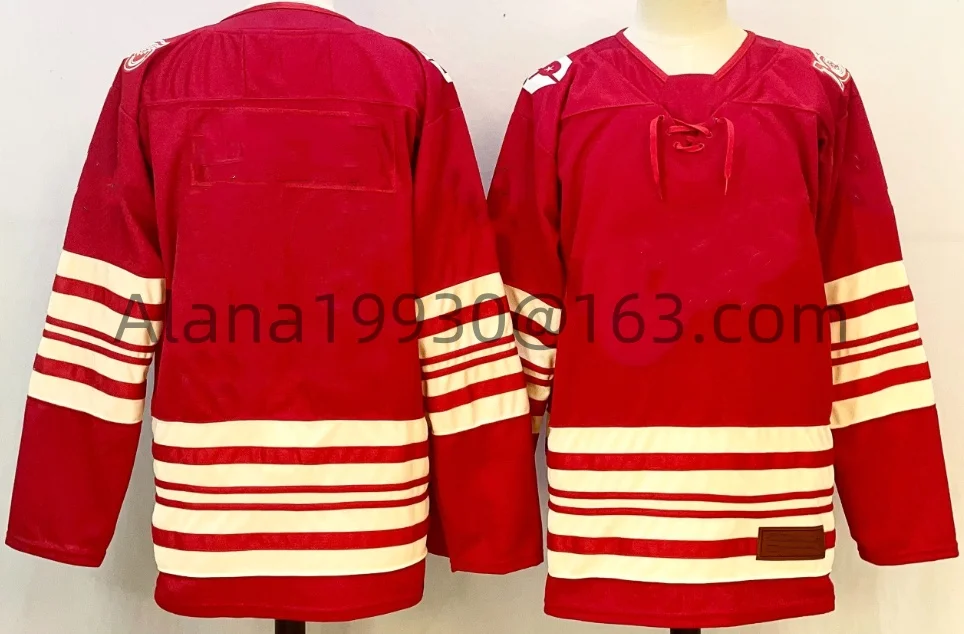 

Custom New Style Stitched Jersey RAYMOND SEIDER DEBRINCAT TARASENKO DATSYUK HOWE RAYMOND YZERMAN Red Jerseys