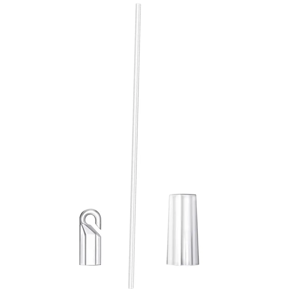 Vertical Blind Wand Replacement Smooth Surface Premium Material Sturdy Lightweight Blind Tilt Rod with Hook for Windows Curtains