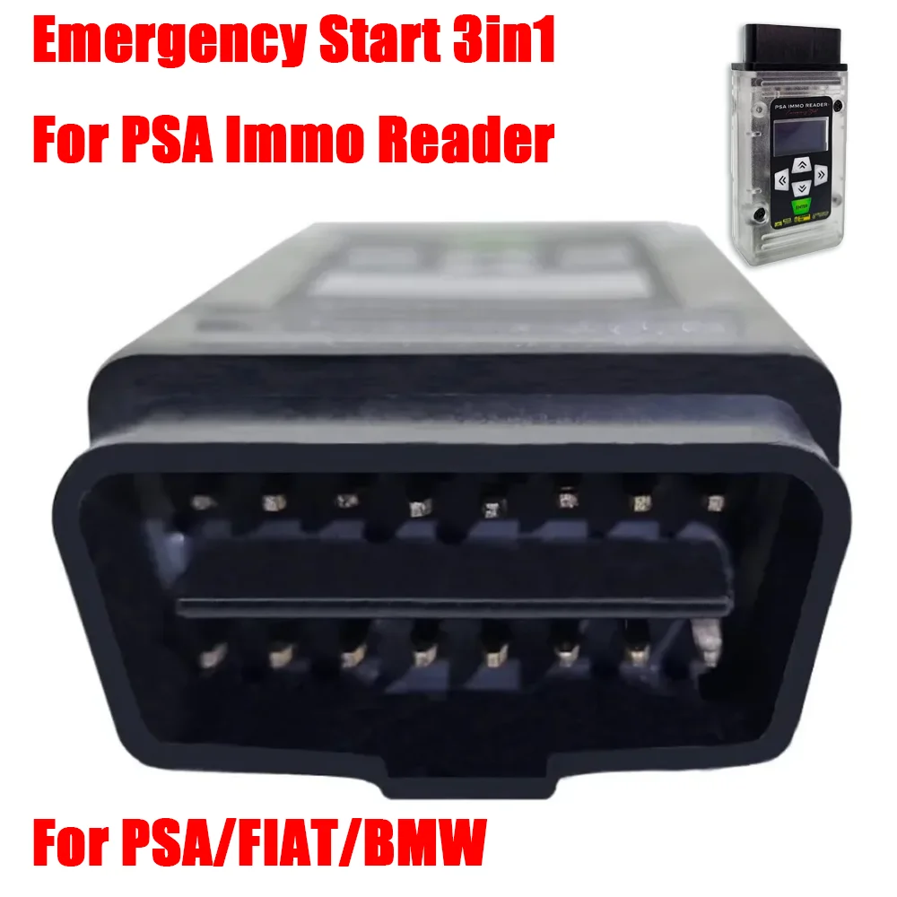 Emergency Start 3in1 For PSA Immo Reader For PSA/FIAT/BMW Diagnostic Programming Tools Reading PIN Codes Force Ignition Tool