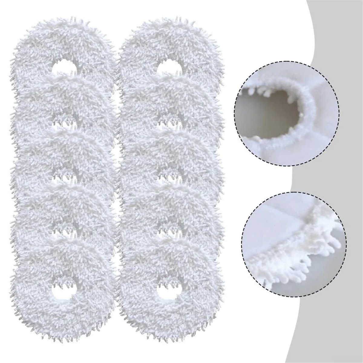 HHTL 12pcs Mop Cloth Compatible for J15 Pro Ultra Vacuum Cleaner Accessories
