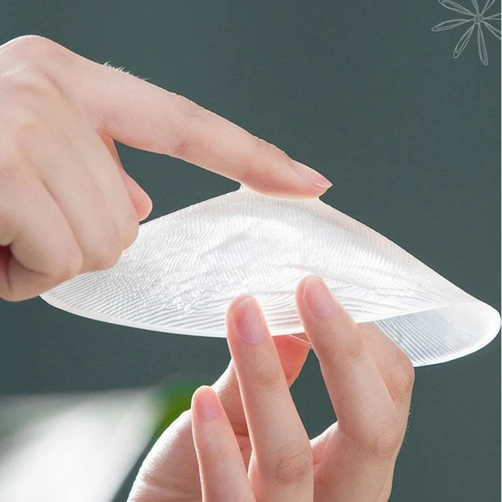 3D Selbstklebende Silikon Schulter Pad Natürlich Weiche Atmungsaktive Anti-Slip Schwamm Schulter Push-up-Pad DIY Kleidung Nähen werkzeuge – Detail 5