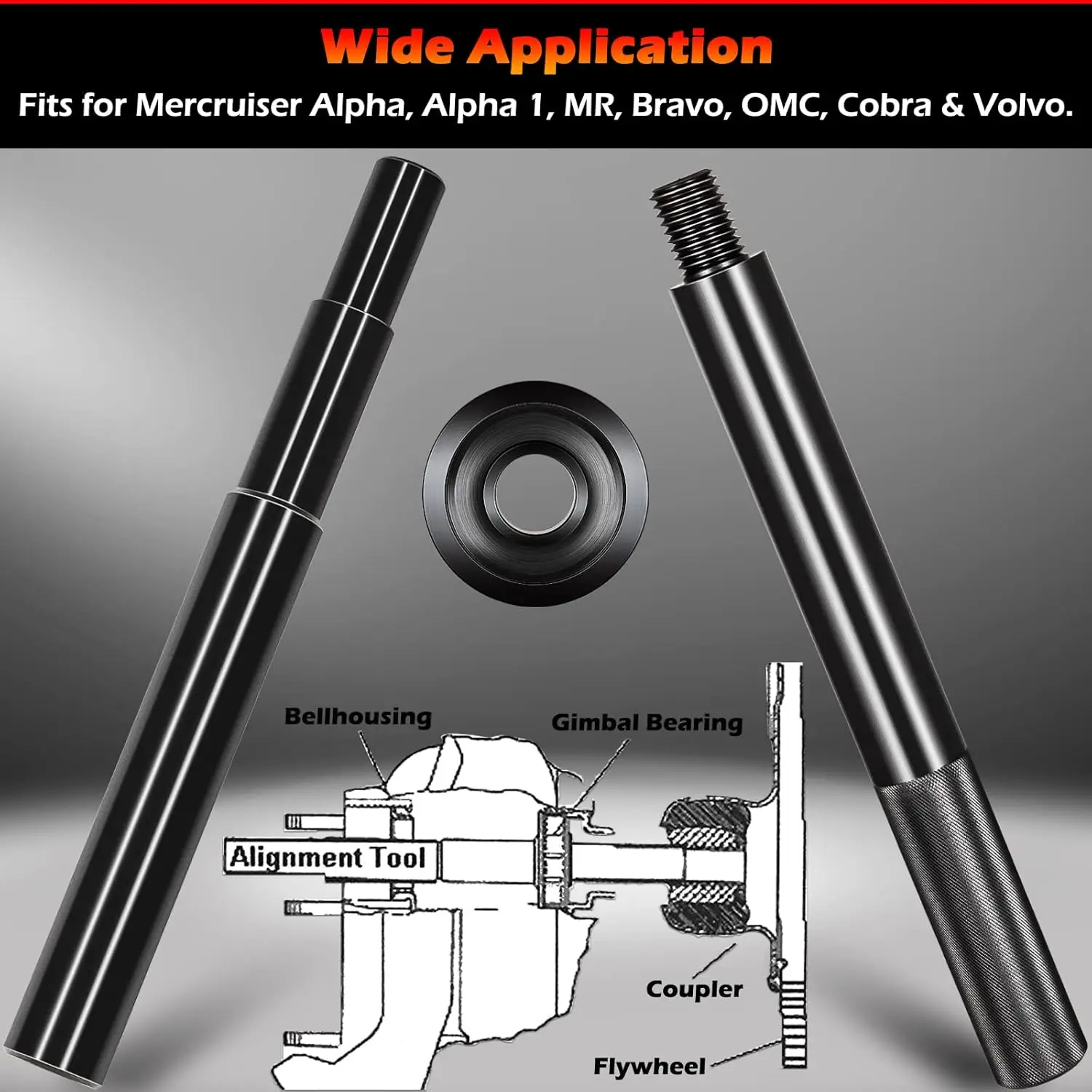 Gimbal Bearing Alignment and Install Kit,Duty Engine Alignment Tools Set Fits
