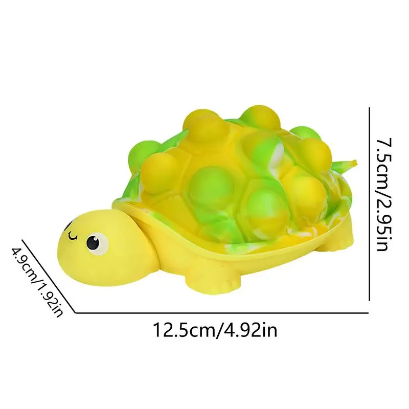 Turtle Sensory Toy Small Turtle Relax Toy Squeeze Stress Fidget Toys For Kids And Adults Pinch Stress Relief Turtle Toy For Part